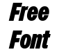 VC Nudge Trial Black Italic VC Nudge Trial Black Italic