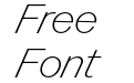 VC Nudge Trial Normal Thin Very Italic VC Nudge Trial Normal Thin Very Italic