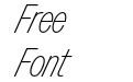 VC Nudge Trial Thin Very Italic VC Nudge Trial Thin Very Italic