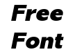 VERSATILE Extra Bold Italic VERSATILE Extra Bold Italic