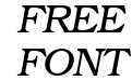 VN BookmenH Italic VN BookmenH Italic