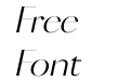 VOGUISH Light Italic VOGUISH Light Italic