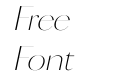 VOGUISH Thin Italic VOGUISH Thin Italic
