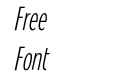 VVDS Fifties Cond Thin Italic VVDS Fifties Cond Thin Italic