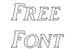 Vendeur Outline Italic Vendeur Outline Italic