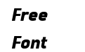 Vogie Black Narrow Italic Vogie Black Narrow Italic