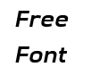 Vogie Bold Italic Vogie Bold Italic