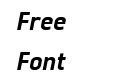 Vogie Bold Narrow Italic Vogie Bold Narrow Italic
