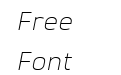 Vogie Extra Light Italic