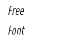 Vogie Light Condensed Italic Vogie Light Condensed Italic