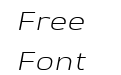 Vogie Light Expanded Italic Vogie Light Expanded Italic