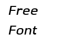 Vogie Semibold Italic Vogie Semibold Italic