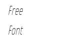 Vogie Thin Condensed Italic Vogie Thin Condensed Italic