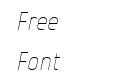 Vogie Thin Narrow Italic Vogie Thin Narrow Italic
