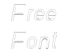 Wafterby Outline Italic Wafterby Outline Italic