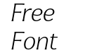 Wamm01SE Light Italic Wamm01SE Light Italic