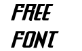Warriatron Italic Warriatron Italic