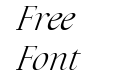 Westbourne Serif Free Italic Westbourne Serif Free Italic