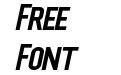Whoops Black Italic