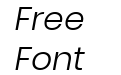 Wladi Sans Light Italic Wladi Sans Light Italic