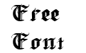 Wolfhagen Blackletter Regular Wolfhagen Blackletter Regular