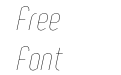 Yemeyi Thin Condensed Italic Yemeyi Thin Condensed Italic