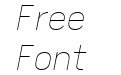 Zapus Sans Thin Italic Zapus Sans Thin Italic