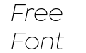Zona Pro Thin Italic Zona Pro Thin Italic