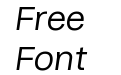 Thorngumbald Italic Thorngumbald Italic
