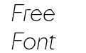 4 Headline Extralight Italic 4 Headline Extralight Italic