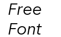 4 Text Light Italic