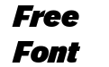 A2 Record Gothic Black Italic A2 Record Gothic Black Italic