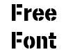 A2 Record Gothic Stencil Bold A2 Record Gothic Stencil Bold