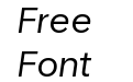 AA Smart Sans Regular Italic AA Smart Sans Regular Italic