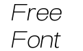 AT Osmose Ultra Light Italic AT Osmose Ultra Light Italic