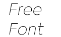 ATC Overlook Thin Italic ATC Overlook Thin Italic