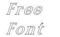 AVON Outline Italic AVON Outline Italic