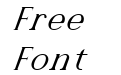 AVON Thin Italic AVON Thin Italic