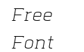 Abula Extra Light Italic Abula Extra Light Italic