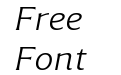 Accia Flare Light Italic Accia Flare Light Italic