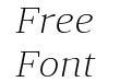 Accia Forte Extra Light Italic Accia Forte Extra Light Italic