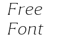 Accia Piano Extra Light Italic Accia Piano Extra Light Italic