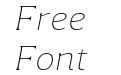Accia Piano Thin Italic Accia Piano Thin Italic