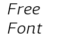 Accia Sans Light Italic Accia Sans Light Italic