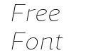 Accia Sans Thin Italic Accia Sans Thin Italic