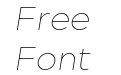 Acherus Grotesque Thin Italic Acherus Grotesque Thin Italic
