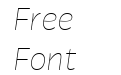 Adagio Sans Extra Light italic Adagio Sans Extra Light italic