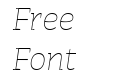 Adagio Serif Extra Light italic Adagio Serif Extra Light italic