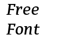 Adagio Serif Medium italic Adagio Serif Medium italic