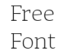 Adagio Serif Thin Adagio Serif Thin